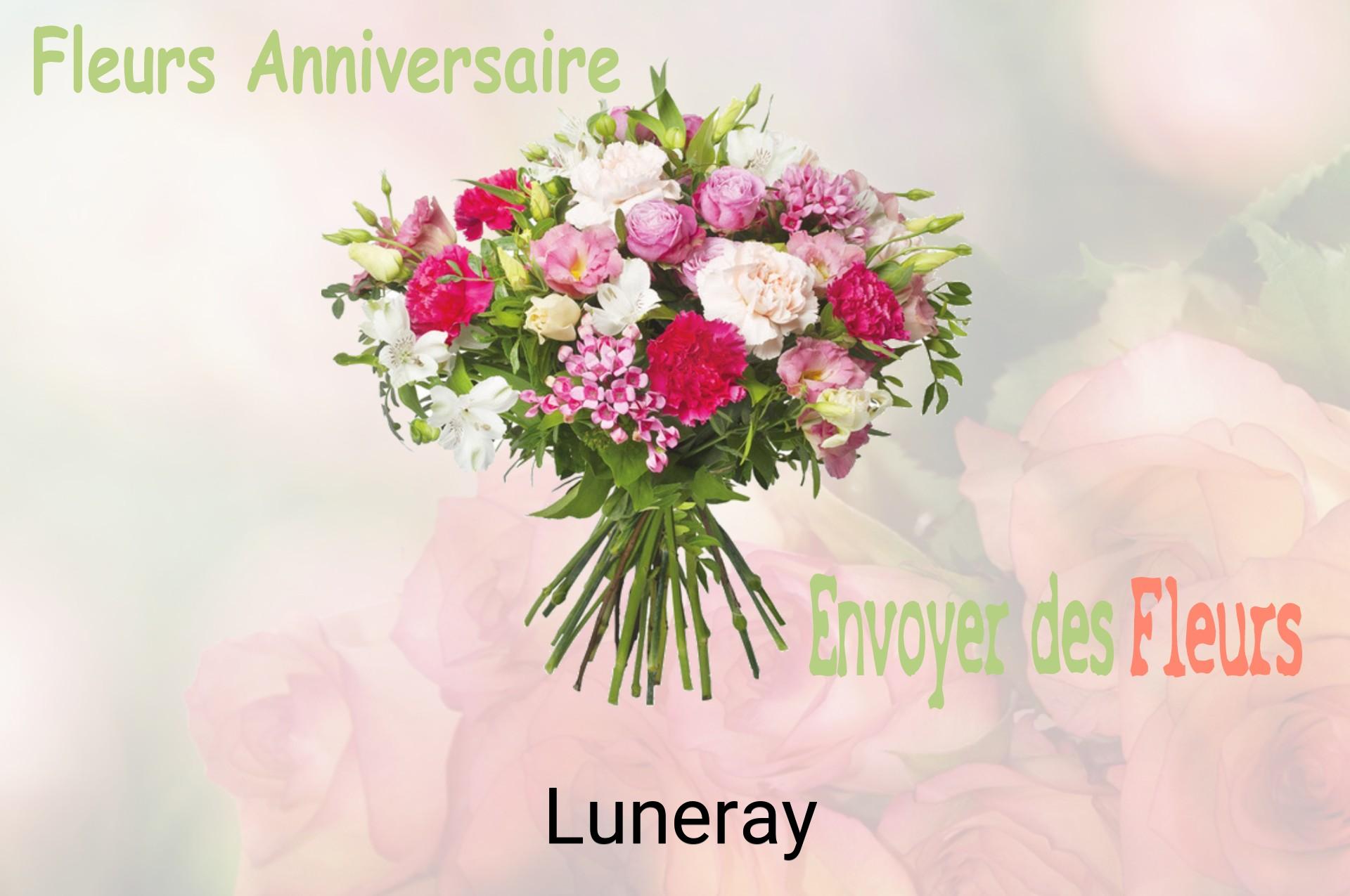 Bouquet de fleurs d’anniversaire livré à Luneray
